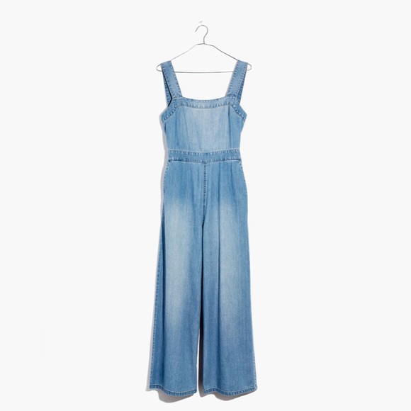 Madewell Denim Apron Bow-Back Jumpsuit - Picture 4 of 4